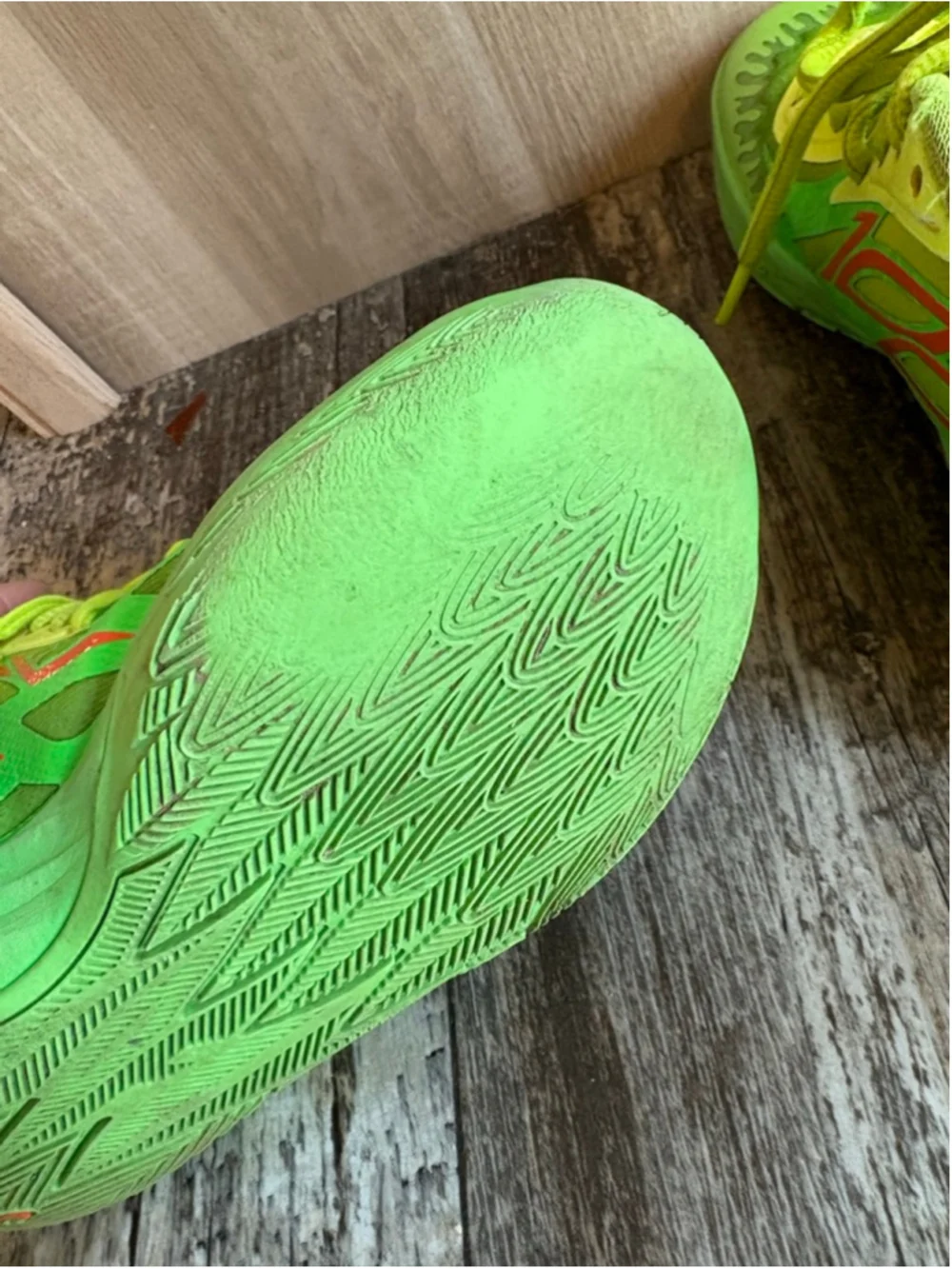 Puma x LaMelo Ball Nickelodeon Slime Basketball Sneakers Neon Green